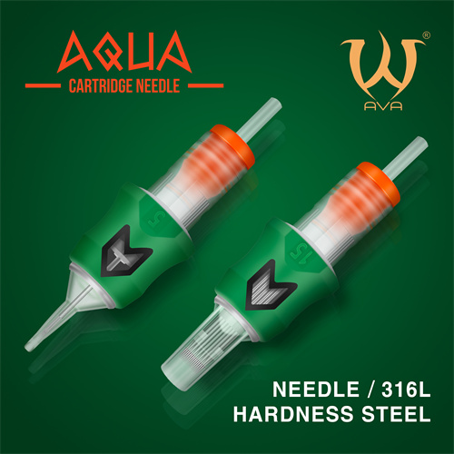 AVA AQUA Cartridge needles with Silcone cover 12 (0.35mm) M1